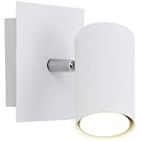 Trio Lighting Marley Lámpara de Techo con Una Luz GU10- Blanco- 12 cm